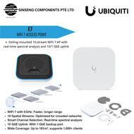 Ubiquiti Unifi E7 Wifi 7 Access Point with 10 Spatial Streams and 10GbE Uplink