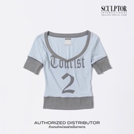 SCULPTOR® เสื้อ Heart Neck Tee