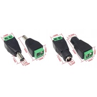 12V DC power balancing converter plug connector, surveillance camera; DC plug BNC connector