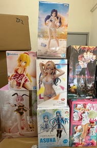 「任揀兩盒$200」（可換「透明」葉隱 ）EXQ Relax time LOVELIVE! 東條 希 hololive 赤井 雷姆 拉姆 鏈鋸人 刀劍神域 Asuna 海賊王 UTA 女帝 Fate 