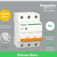 MCB Schneider Domae 3P C32 32A MCB Schneider 3 Phase C 32 32 Ampere/