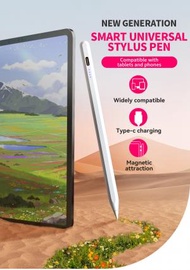 OTHER - Android 安卓系統平板電腦觸控筆 兼容摺疊手機 華為 三星 ios apple ipad pencil 帶電量顯示 TYPE C充電 繪畫 手寫筆 電子繪圖筆 觸控筆 ipad 