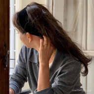 Eight fever Milk Embroidered Letters~Same Style~Velvet~Niche Headband~Korea~I93E