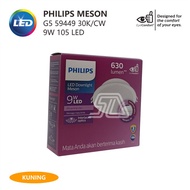 Philips 59449 Meson G5 105 9w 30K Yellow Round LED Downlight