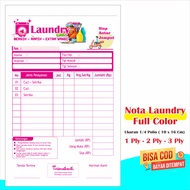 Buku Nota Laundry Full color nota laundry nota laundry 2 rangkap nota laundry 3 rangkap nota laundry