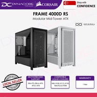CORSAIR FRAME 4000D RS Modular Mid-Tower ATX PC Case - Black / White