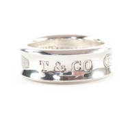 品相極佳的 TIFFANY & Co. Tiffany 1837 925 銀窄戒指，相當於日本 10 號，重 7.5 克。