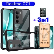 ShockProof Case for Realme C71 Ceramic Tempered Glass 3 in 1 Realme C73 C75 C75X Realme GT 7T GT7 Sc