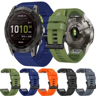 QuickFit 22 26mm Canvas Silicone Strap for Garmin fenix 7X 7 6X 6 Pro 5 5X Plus Smart watch Band Bracelet Enduro 2 Mk3i Descent G1 tactix forerunner 965 955 945 935 745 Correa