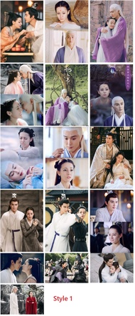 Terlaris! New! 16 PCS Dilraba Dilmurat Postcard China TV Drama Program The Sky Kingdom The pillow bo