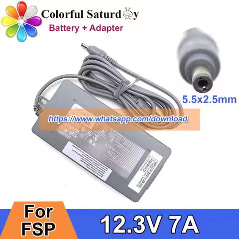 Original FSP086-12C1401 for FSP Ac Adapter 12.3V 7A 86W For Quad Cam Webex Room Bar Power Supply Cha