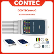 CONTEC 8000G Multi-function PC ECG/EKG Workstation System 12 Lead Resting Blood Pressure Monitor