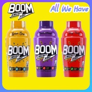 (12mg CAFFEINE) AWH Boom Energy Shot 60ml Energy Drink Shot Lemon Lime Blackcurrant Tutty Fruity Min
