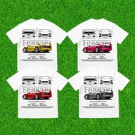 Supercar shirt F40 LBWK LIBERTY WALK car T-shirt JDM printing