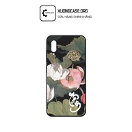Samsung A02, A02s, A03, A03s, A03 Core case with lotus print and the word Tam - Code C17.