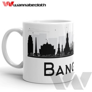 Bangkok Glass Thailand Mug Bangkok Thailand Souvenir Bangkok Thailand Mug World City