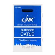 สายแลน LINK CAT5E UTP OUT DOOR Link US-9045