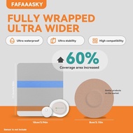 Extra Large Adhesive Bandages for Dexcom G7, Covers for Freestyle Libre 3 sensors, Waterproof, Hypoa