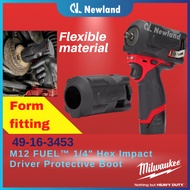 Milwaukee M12 Stubby Impact Wrench Protective Boot 49-16-2554