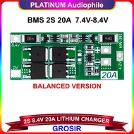 BMS 2S 20A 7.2V-8.4V Lithium Li-ion Battery Charger Protection Board Module