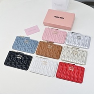 Fashion new sheepskin card bag small purse short clip coin purse leather purse small purse female pu