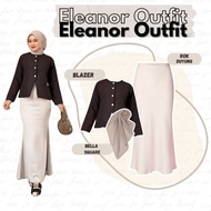 One Set Formal (Blazer, Mermaid Skirt, Bella Square) Trendy Teenage Outfit AS1H