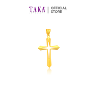 TAKA Jewellery 916 Gold Pendant Cross