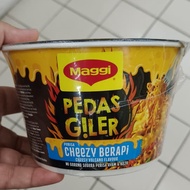 Maggi Pedas Giler Perisa Cheezy Berapi Chessy Volcano Flavour Mi Goreng Segera Perisa Ayam Dan Keju 