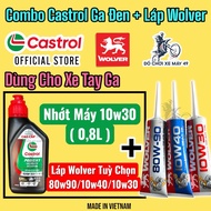( Castrol BLACK Gas 10W30 + WOLVER LEAF) - Genuine 80w90/10w40/10w30 optional >>>>