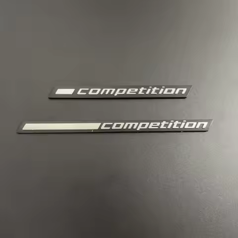 New 3D ABS Black Competition Logo Rear Boot Trunk Emblem Badge Sticker Decals For BMW M1 M3 M4 M5 M6