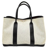 米色帆布 Bolduc Twilly Garden Party 36 手提包【HERMES 愛馬仕】