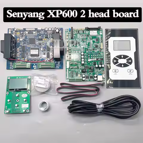 Senyang XP600 2-head board kit for DX5/TX800 to xp600 double head carriage board for Allwin Xuli sol