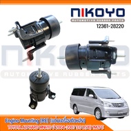 ยางแท่นเครื่องหลัง TOYOTA ALPHARD MNH10 ปี2004-2007 3.0L (V6) 1MZFE รหัสสินค้า 12361-0H100 NIKOYO RU