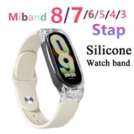 Multicolor Silicone Strap for Xiaomi Mi Band 3 4 5 6 7 8 9 10 Bracelet Strap for XiaoMi band 8/9NFC 