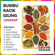 [CINERE] BUMBU RACIK GILING - LENGKAP [1 Pack] - Ayam Ungkep
