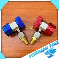 AIR COND Quick Couple R134a Adapter manifold gas connectors r134a Adjustable AIRCOND Connector Joint TOOL REMOVEL