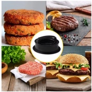 Non Stick Hamburger Patty Maker Mold 3 in 1 Burger Press Mold with Patty Papers for Beef Burger