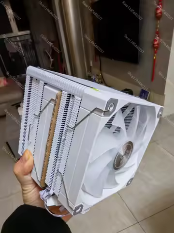 For MT880 Dual-tower 8-heat Pipe CPU Cooler Digital Display Air-cooled Computer ARGB Fan Temperature
