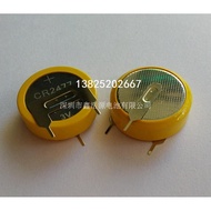Supply CR2477 Solder Foot Battery Vertical In-Line Solder Foot 2477 3V Button Battery 2477 Coal Mine
