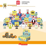 MINISO SpongeBob SquarePants Undersea Happy Party Blind Box Toys Figures Collectibles Birthday Gift