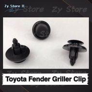 10pcs Toyota Vios Camry Corolla Altis Vellfire Estima Fender Liner , Griller Clip