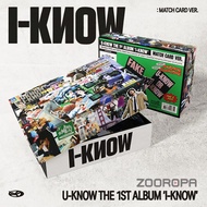 [ZOOROPA] U-KNOW 1st Full Album I-KNOW (Match Card ver.)
