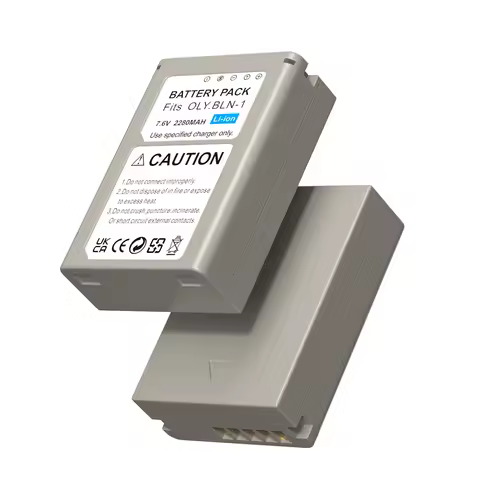 2280mAh BLN-1 BLN 1 PS-BLN1 Battery + Dual USB Charger for Olympus OM-D E-M1, Olympus Pen F, OM-D E-