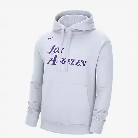 Nike Authentic Los Angeles Lakers NBA Men's Fleece Hooded Sweatshirt DR2427-100