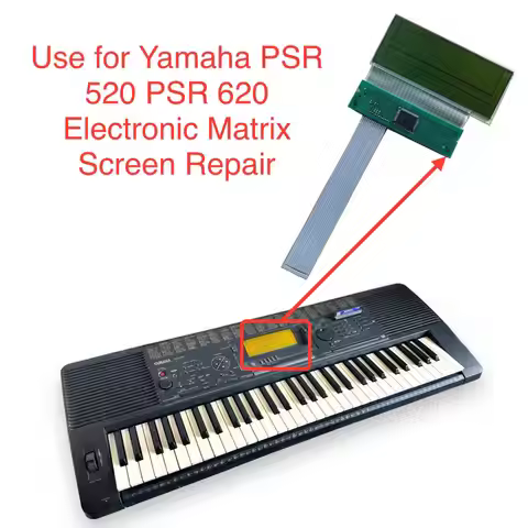 Lcd Display for Yamaha PSR 520 PSR-520 psr 620 psr-620 Electronic Matrix Repair Accessories