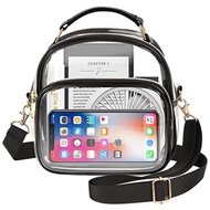 Ready Stock New Style Women's Transparent Messenger Bag pvc Odorless Outing One-Shoulder Messenger H