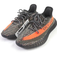 全新未使用adidas YEEZY Boost 350 V2 HQ7045 男用低筒跑鞋，碳黑配色，尺寸 25.5cm