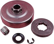 Garden Tool Clutch Replacement, FEPLEO Clutch Drum 3/8 10 Tooth Sprocket Rim, for Husqvarna, for 362