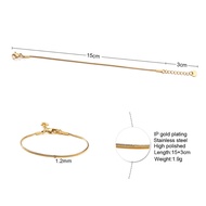 BABA Snake Chain Bracelet (1.2mm)