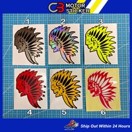 Apachee Stiker Potong Apachee Sticker Motor Stiker Pantul Cahaya / R559